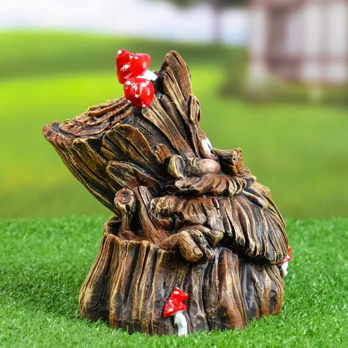 Садовая фигура из полистоуна &laquo;Лесовичок&raquo;, 20&times;14&times;19 см