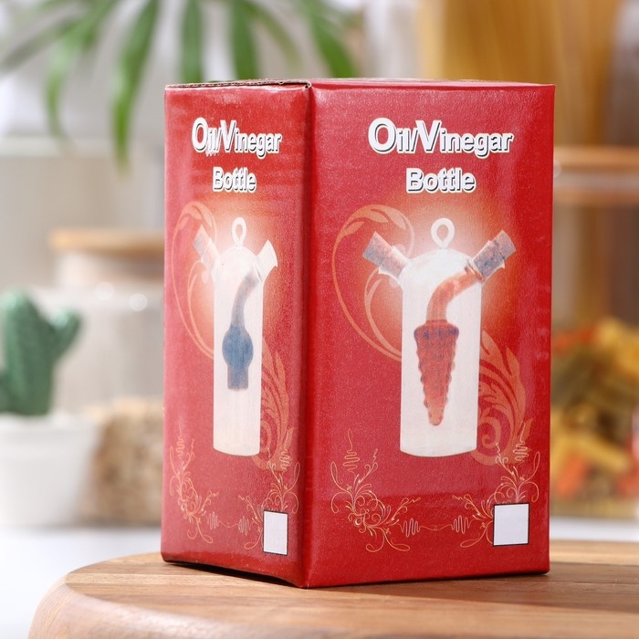 Бутыль стеклянная для соусов и масла 2 в 1 «Фьюжн. Звезда», 8×4,5×11 см Бутыль стеклянная для соусов и масла 2 в 1 «Фьюжн. Звезда», 8×4,5×11 см