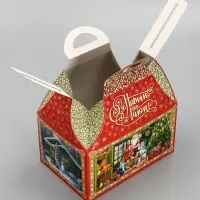 Подарочная новогодняя коробка «Атмосфера» Ларец малый 18.5×12.5×19 см Подарочная новогодняя коробка «Атмосфера» Ларец малый 18.5×12.5×19 см