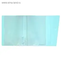 Папка 20 вкладышей А5, 500 мкм, deVENTE Pastel, песок, клапан, бирюзовая