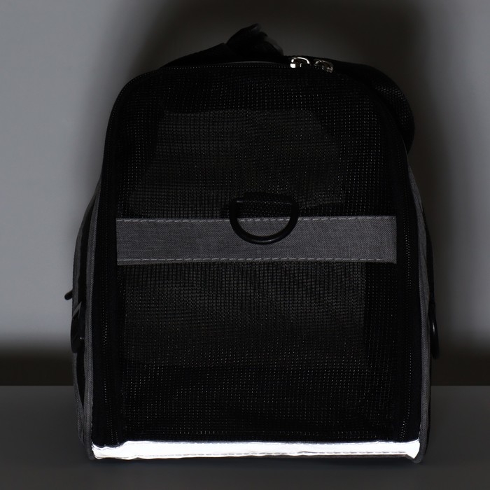 Сумка-переноска сетчатая, 42 х 21 х28 см, серая Сумка-переноска сетчатая, 42 х 21 х28 см, серая