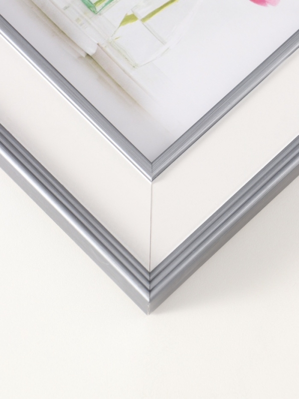 Фоторамка пластик 13х18 см Фоторамка пластик 13х18 см "Романтизм" серая 2,5х19,2х24,2 см