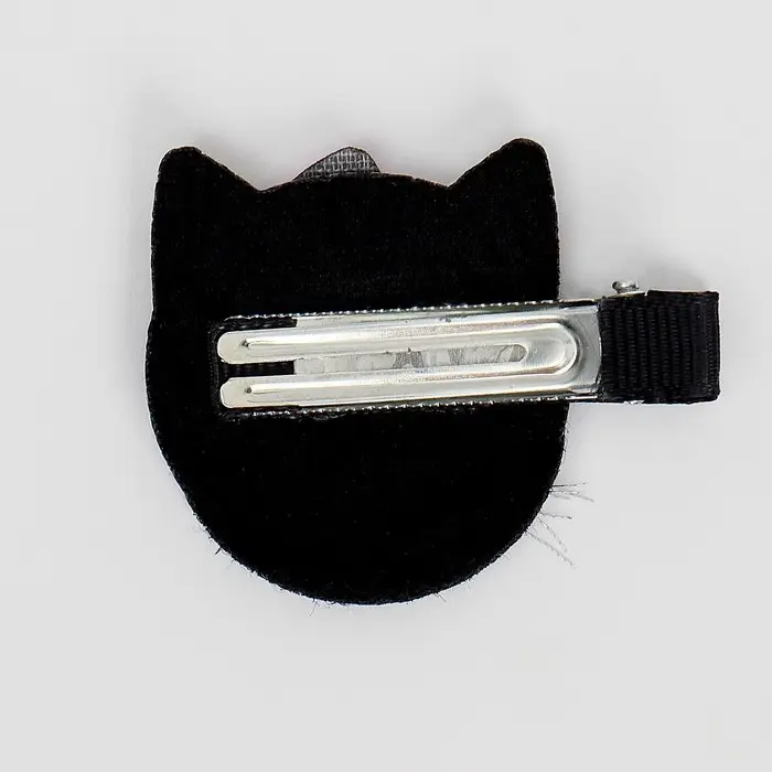 Заколки для волос «Чёрная кошка» набор 2 штуки Заколки для волос «Чёрная кошка» набор 2 штуки