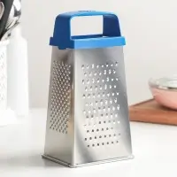 Тёрка КВАРЦ &laquo;Универсал&raquo;, 4 грани, 11&times;8.5&times;22 см, металл, МИКС