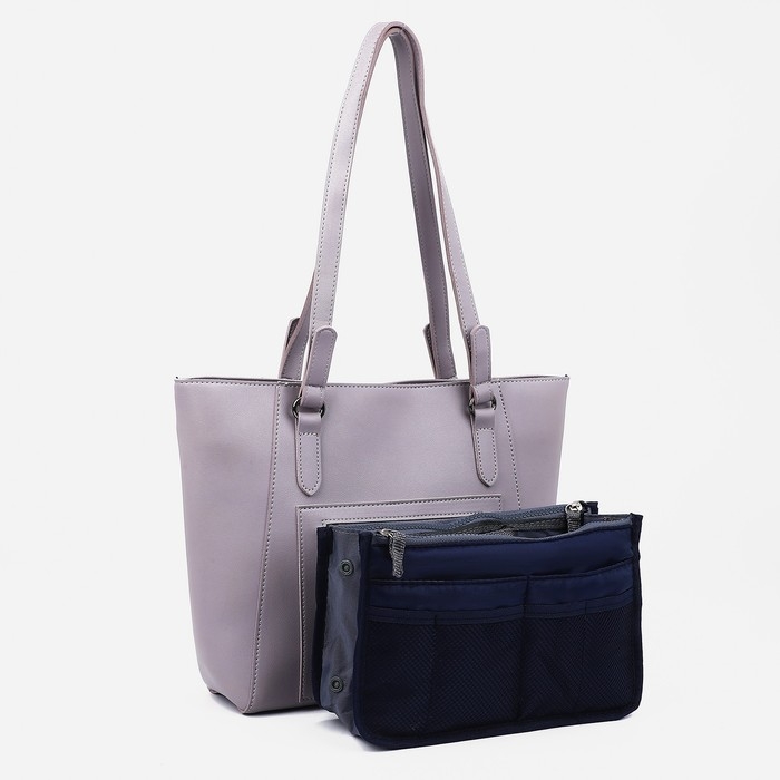 Косметичка-органайзер на молниях, цвет синий Косметичка-органайзер на молниях, цвет синий