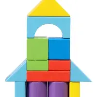 Кубики детские деревянные 27 деталей