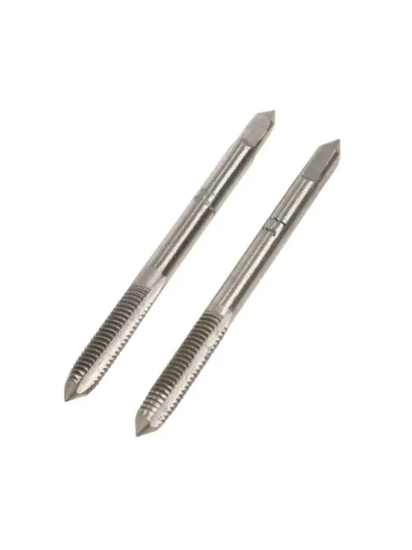 Метчики метрические ручные ТУНДРА, М4&times;0.7 мм, комплект из 2 шт.