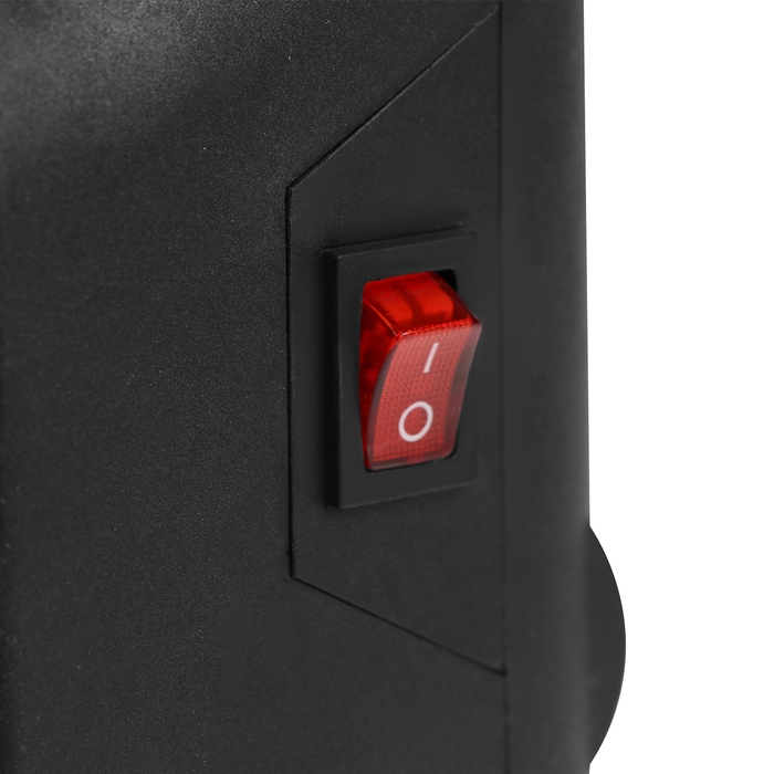 Портативный обогреватель Luazon LTO-09, 500Вт, 23 м², 2 режима, чёрный, евровилка Портативный обогреватель Luazon LTO-09, 500Вт, 23 м², 2 режима, чёрный, евровилка