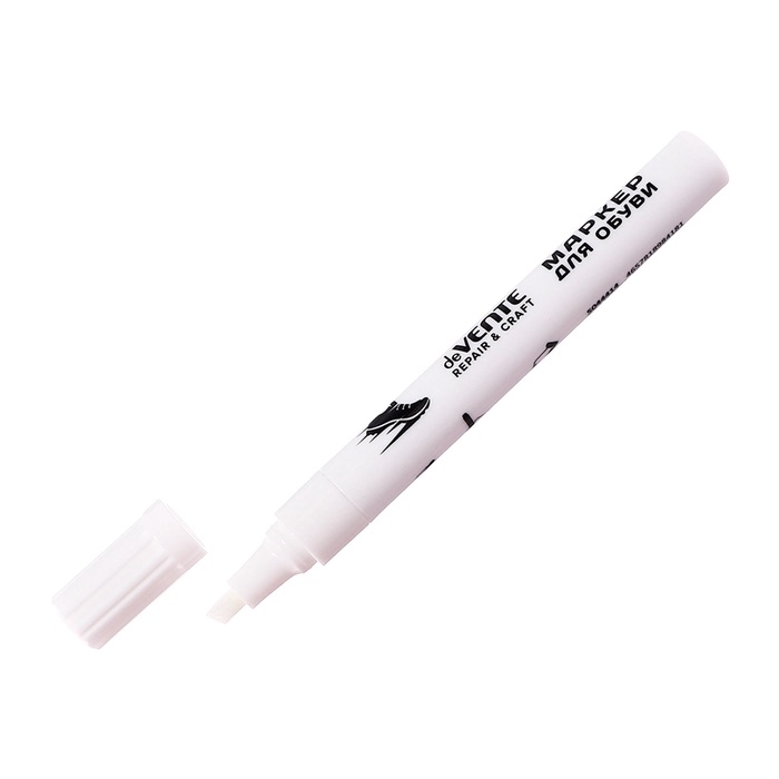 Маркер для кожи, deVENTE. Master Jumbo, линия 4мм, белый матовый Маркер для кожи, deVENTE. Master Jumbo, линия 4мм, белый матовый