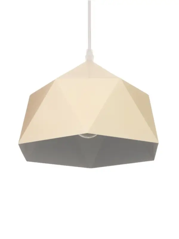 Светильник Edward, 1&times;40 Вт, Е27, 25&times;21.5&times;18 см, сливочный