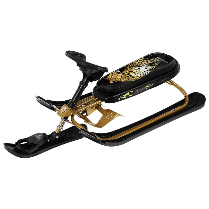 Снегокат «Ника кросс», СНК/Л2, цвет золотой/чёрный Снегокат «Ника кросс», СНК/Л2, цвет золотой/чёрный