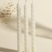Набор свечей витых, 1.5&times;15 см, 3 шт.