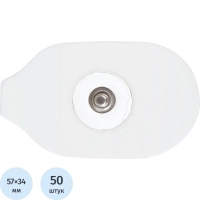 Электроды для ЭКГ однораз.57х34мм, пена, универс. Fiab F9049/RU573450шт/уп