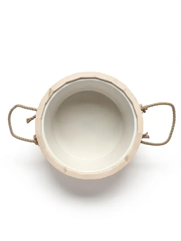 Ведро-запарник для бани и сауны, 15 л, деревянное, пластмассовая вставка