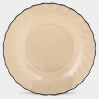 Тарелка глубокая Ocean Eclipse, 800 мл, d=20.5 см, стекло, коричневая