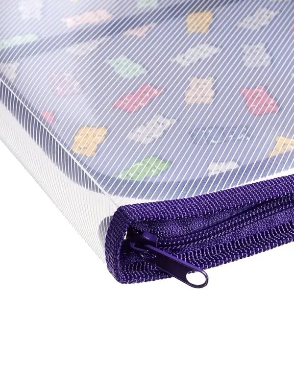 Папка для труда А4 Gummy, молния вокруг/откидная планка