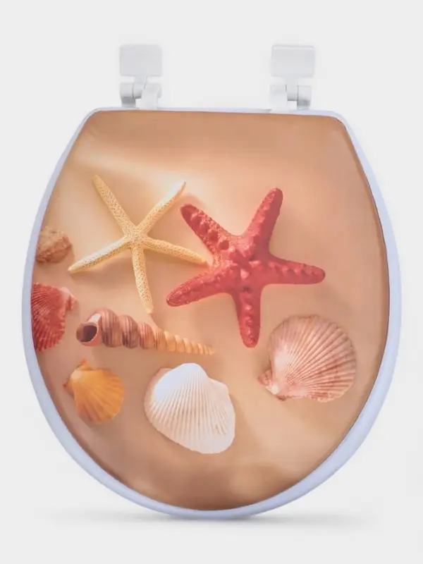 Сиденье для унитаза 40х37х4,5 см Сиденье для унитаза 40х37х4,5 см "Океан"