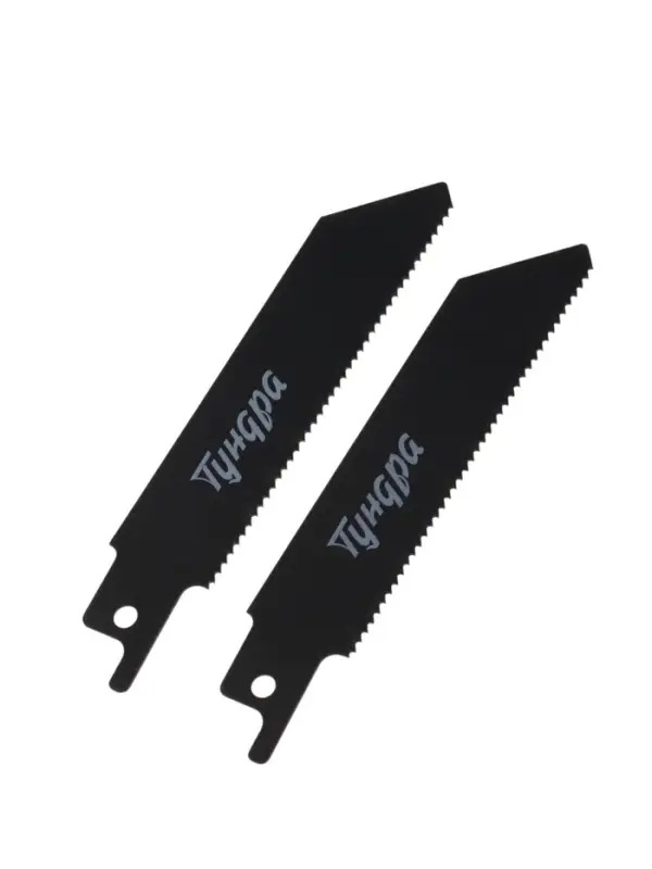 Полотна по металлу для сабельной пилы ТУНДРА, Bimetal, 75/100&times;1.4 мм, 2 шт.