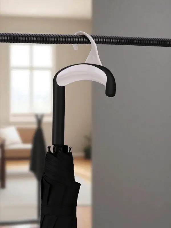 Крючок для сумки и зонта, 10&times;9 см, белый