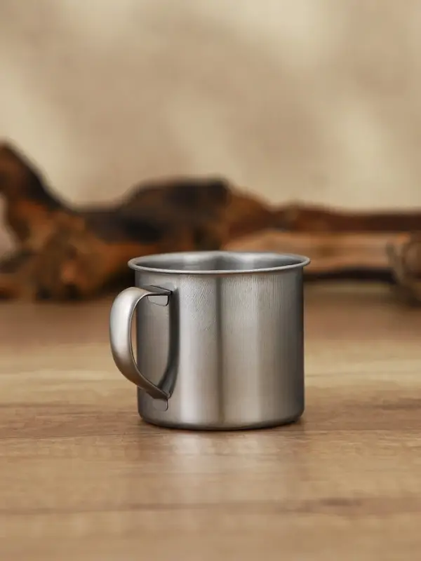 Кружка Доляна &laquo;Мэйли&raquo;, 170 мл, d=7 см, толщина 0.33 мм, нержавеющая сталь, хромированная