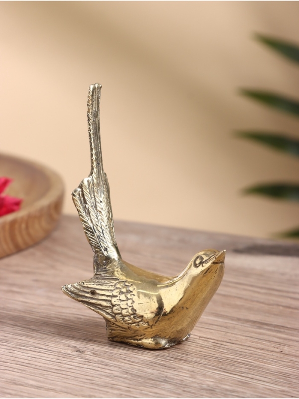 Сувенир бронза "Птичка" 9х4х10 см