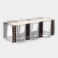 Набор стаканов &laquo;Глория&raquo;, 250 мл, 6 шт., стекло, прозрачный