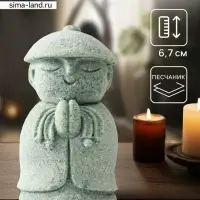 Фигурка песчаник &laquo;Маленький монах - молитва&raquo;, 3.7&times;3.8&times;6.7 см