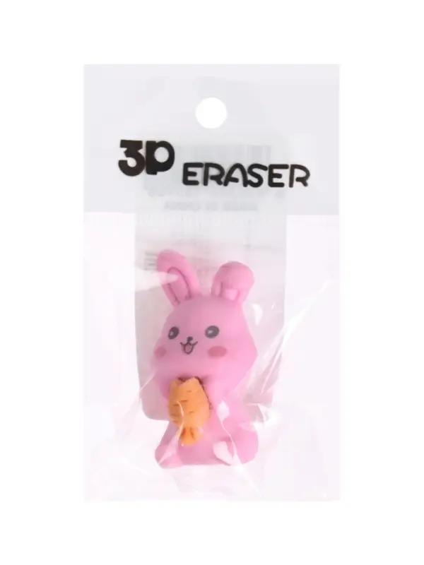 Ластик фигурный &laquo;Зайка&raquo;, МИКС