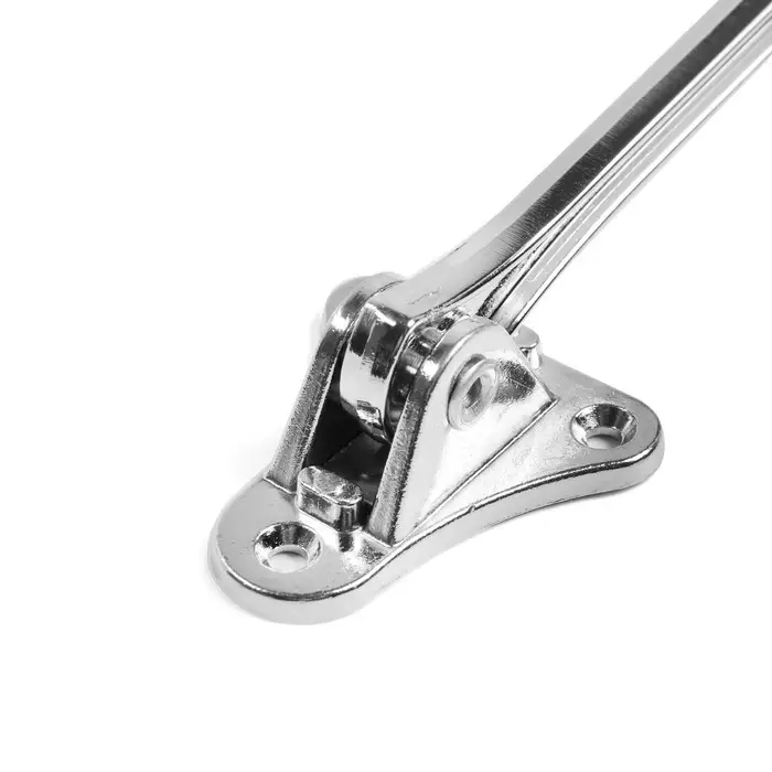 Фиксатор дверной LOCKLAND, &laquo;козья ножка&raquo;, цвет хром