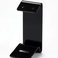 Подставка под серьги, кольцо, 4&times;4.5&times;9.5 см, толщина 2 мм, чёрная