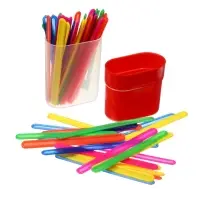 Счетные палочки 50 штук в пенале Calligrata, МИКС