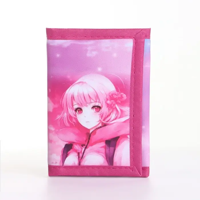 Кошелёк детский Выбражулька &laquo;Девочка&raquo;, маленький, на липучке, розовый