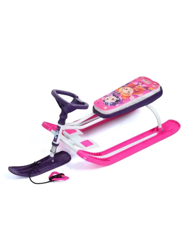 Снегокат &laquo;Тимка спорт 2&raquo; Сказочный патруль, розовый, ССП1 Nika Kids