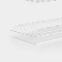 Сушилка для посуды с поддоном для шкафа 50 см, 46.5&times;25.6 см, белая