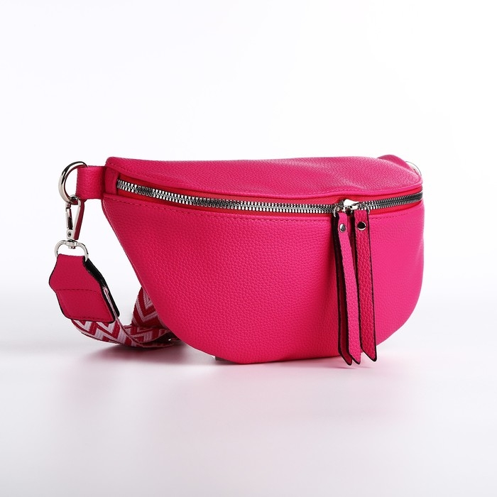 Сумка кросс-боди на молнии, цвет фуксия Сумка кросс-боди на молнии, цвет фуксия