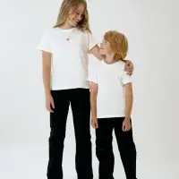 Футболка детская T-Bolka Kids, белая (теплый оттенок), 12 лет