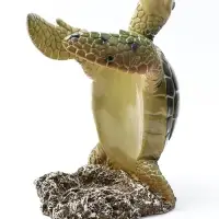 Подставка под бутылку TAKE IT EASY &laquo;Черепаха&raquo;, полистоун, зелёная, 12&times;11&times;19 см