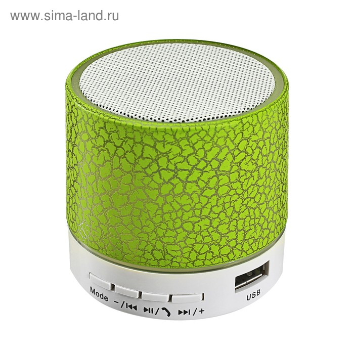 Портативная колонка Luazon LAB-04, с подсветкой, Bluetooth, USB, microSD, microUSB, МИКС Портативная колонка Luazon LAB-04, с подсветкой, Bluetooth, USB, microSD, microUSB, МИКС
