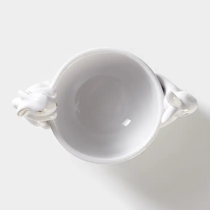 Салатник Доляна &laquo;Зайка в золотом&raquo;, 240 мл, 15.5&times;10&times;10 см