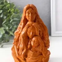 Фигура «Сила рода», 14×9.5×7 см, красная глина