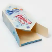 Подарочная коробка - конфета новогодняя складная «Снегурочка», 14×22×8 см
