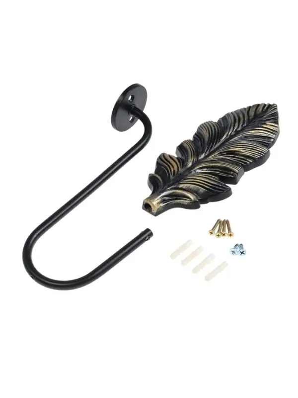 Крючок для штор CAPPIO KS041, цвет черный с золотом, набор 2 шт Крючок для штор CAPPIO KS041, цвет черный с золотом, набор 2 шт