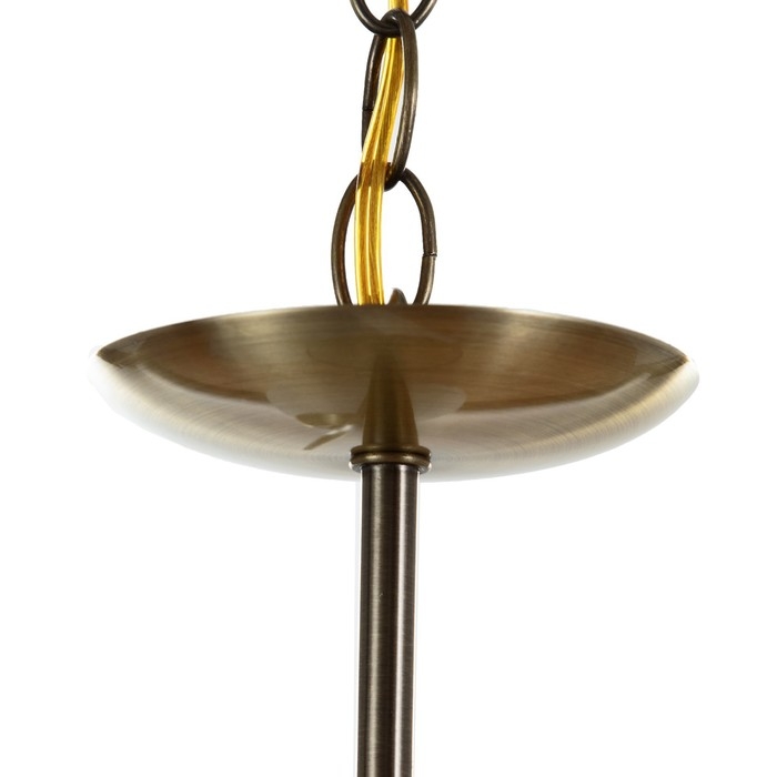 Люстра Люстра "Кобея" 3х40Вт Е27 бронза 53х53х92(52)см