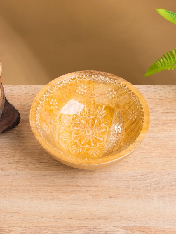 Миска Миска "Пряник" дерево манго 17,5х17,5х6,5 см