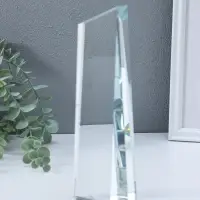 Стела наградная стекло "Обелиск" 3,5х8,5х24,3 см