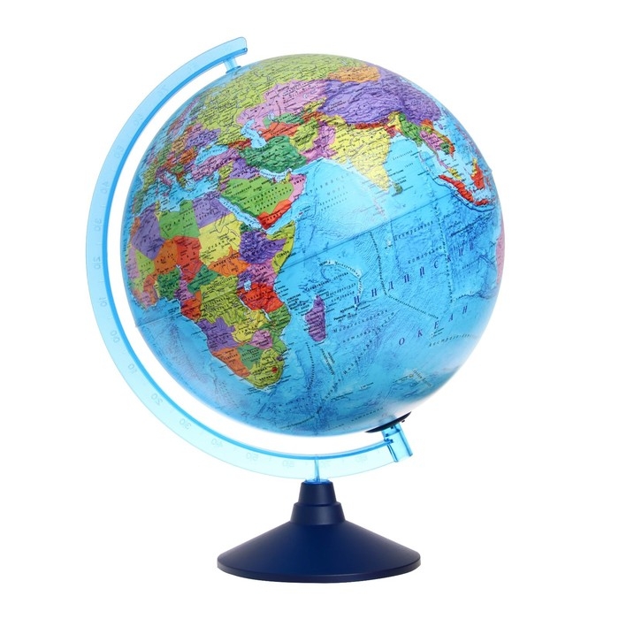 Глобус политический Глобус политический "Глобен", интерактивный, диаметр 320 мм, с подсветкой от батареек, с очками