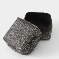 Корзинка плетёная &laquo;Бонтанг&raquo;, 19&times;19&times;14 см, бамбук, тёмная