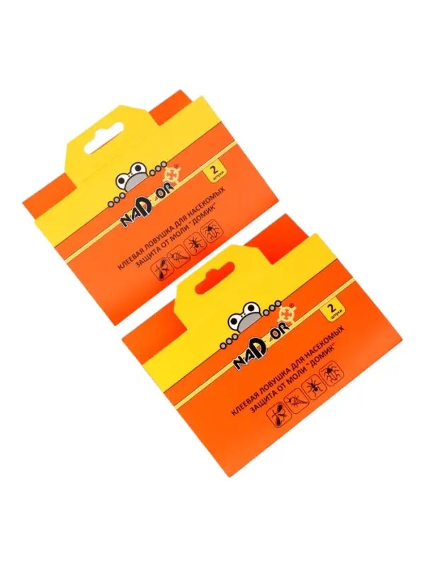 Клеевая ловушка для пищевой моли &laquo;Домик&raquo;, 2 шт/уп., Nadzor