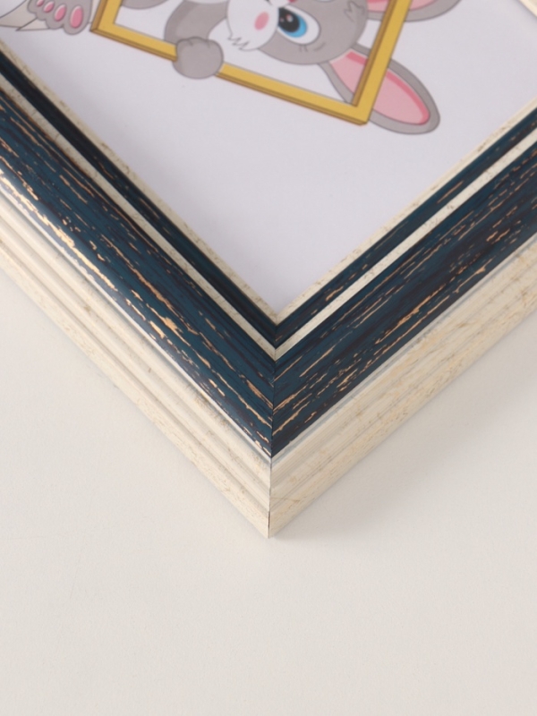 Фоторамка пластик "Рамин" 10х15 см, 1008-4001/9 синий