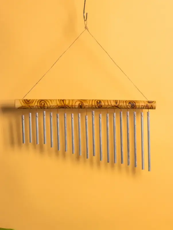 Музыка ветра бамбук, алюминий, 40х23х2 см